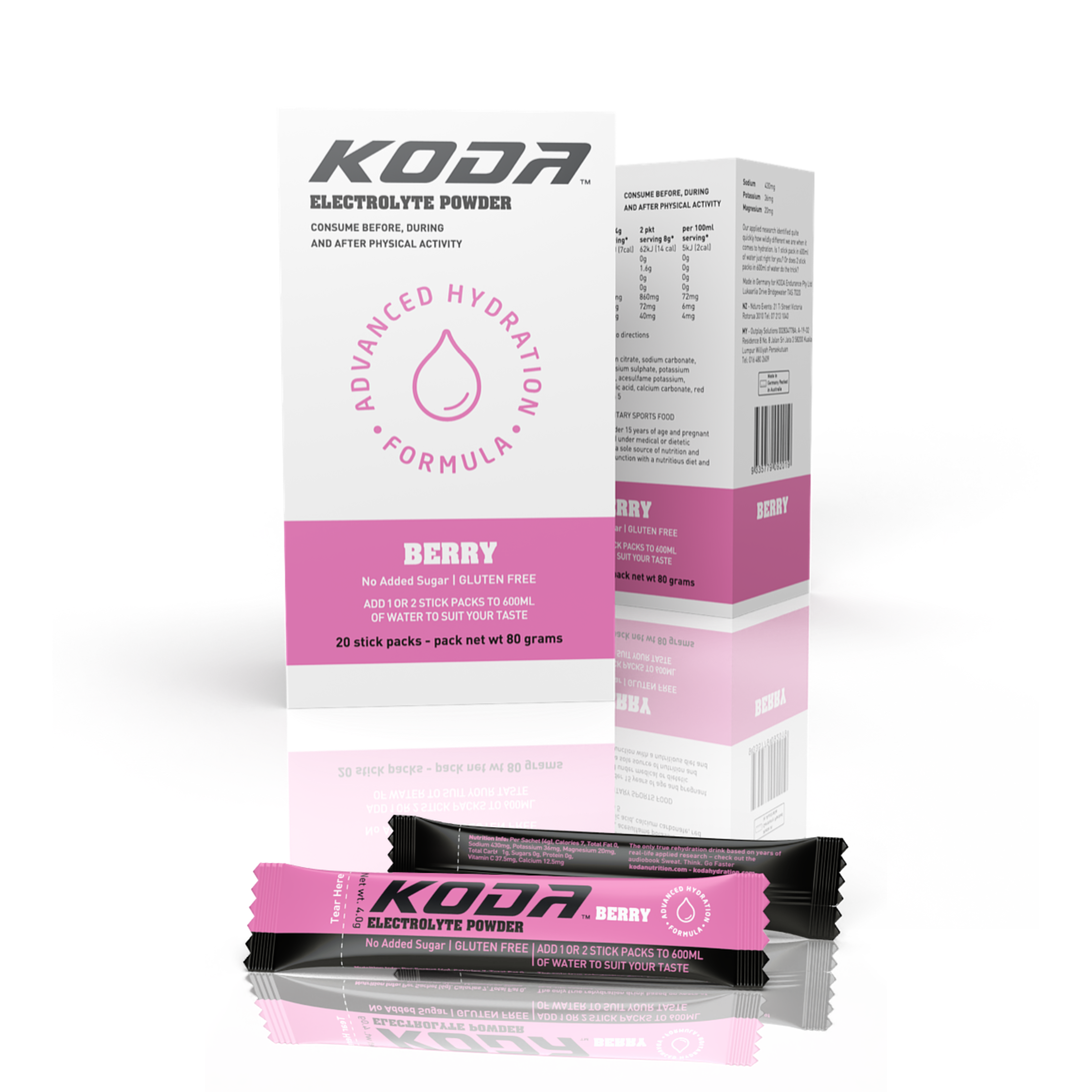 KODA Koda Electrolyte Powder (20 Stick Pack)