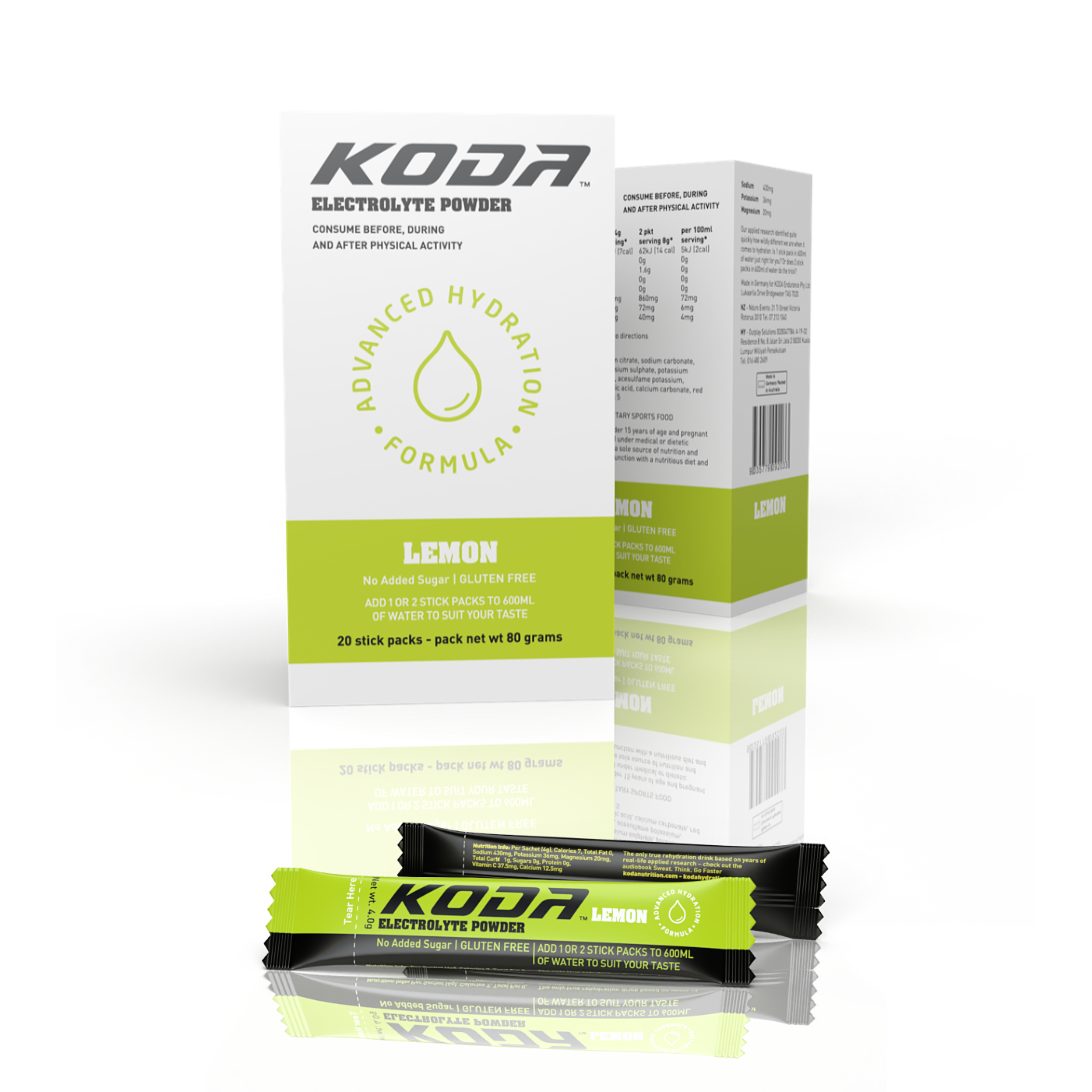 KODA Koda Electrolyte Powder (20 Stick Pack)