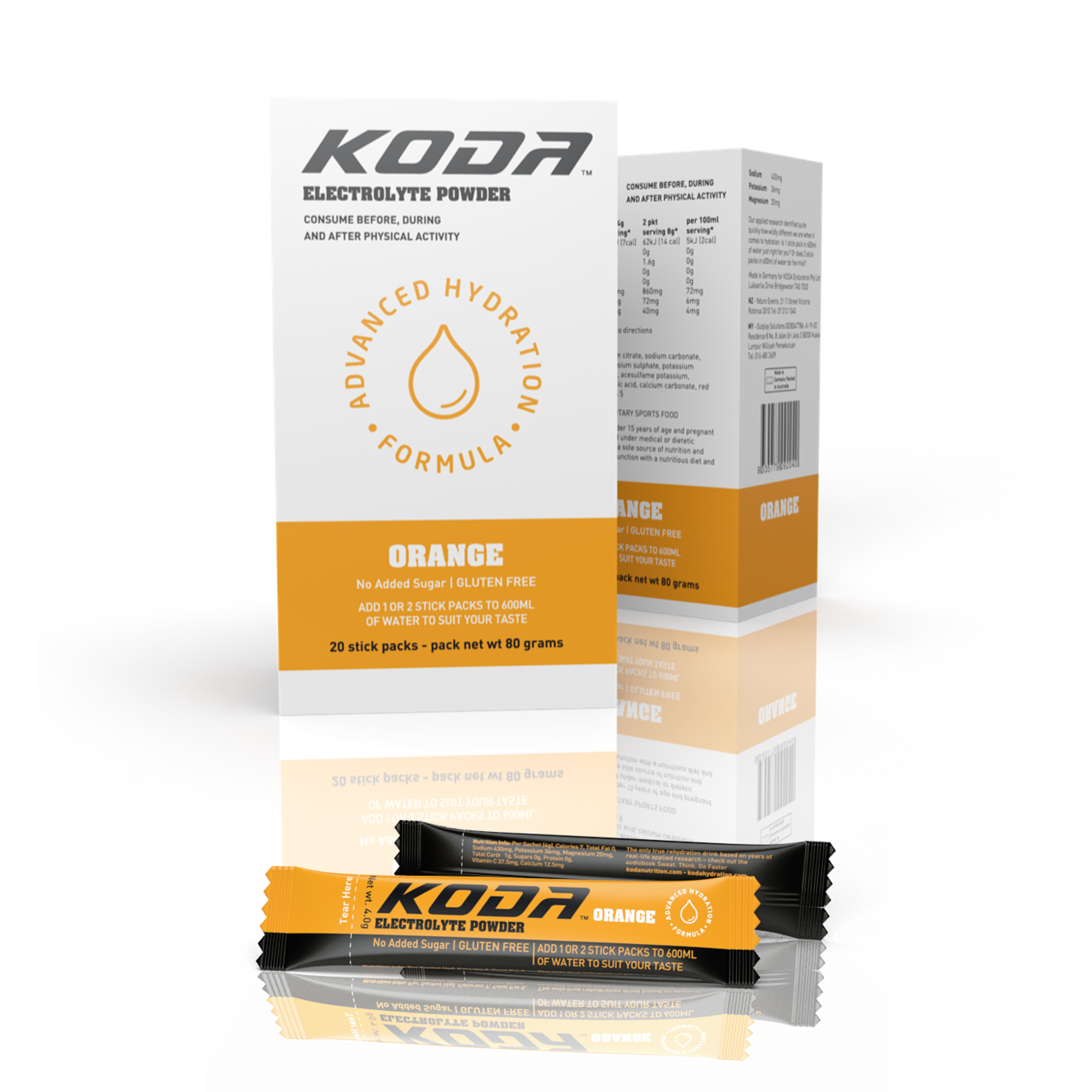 KODA Koda Electrolyte Powder (20 Stick Pack)