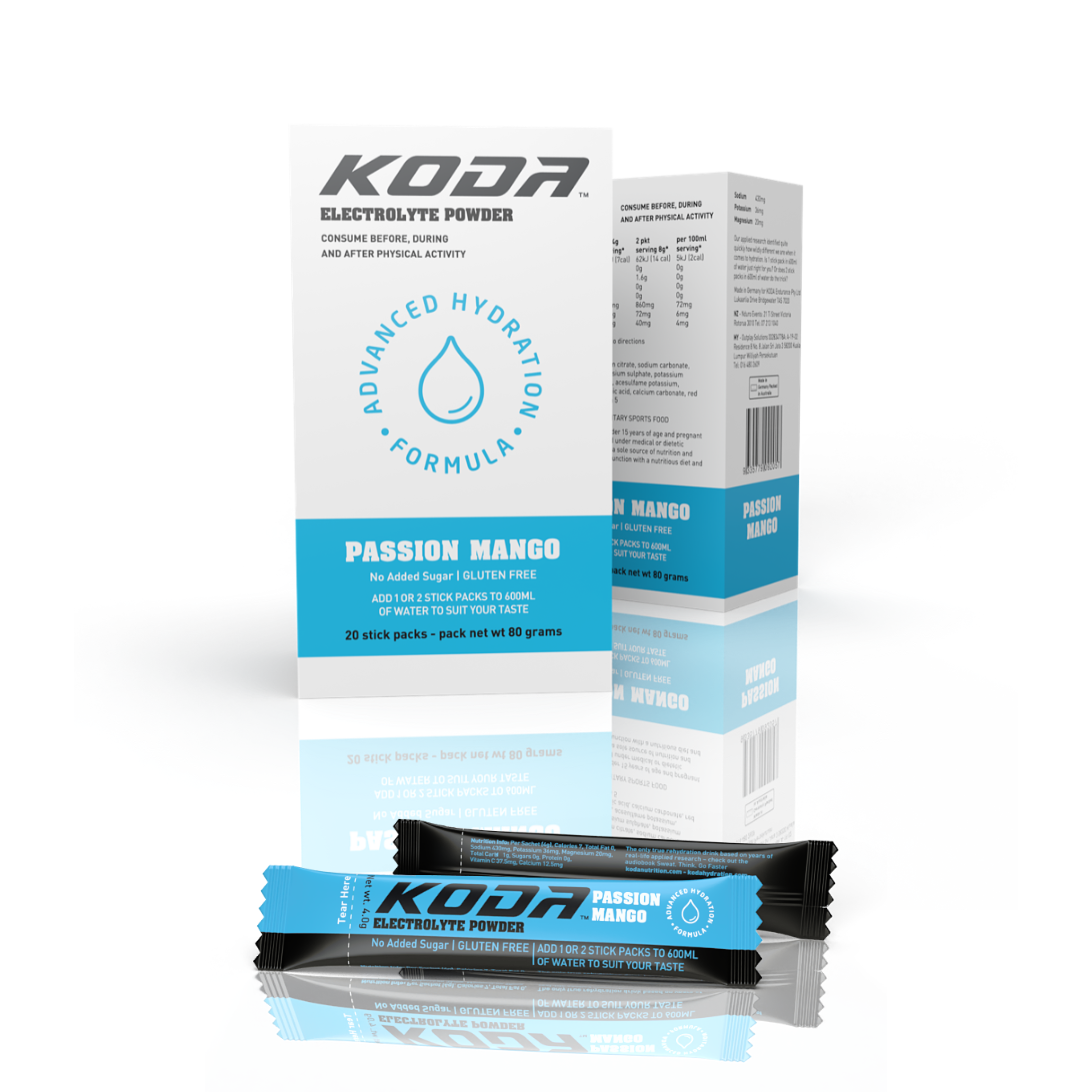 KODA Koda Electrolyte Powder (20 Stick Pack)