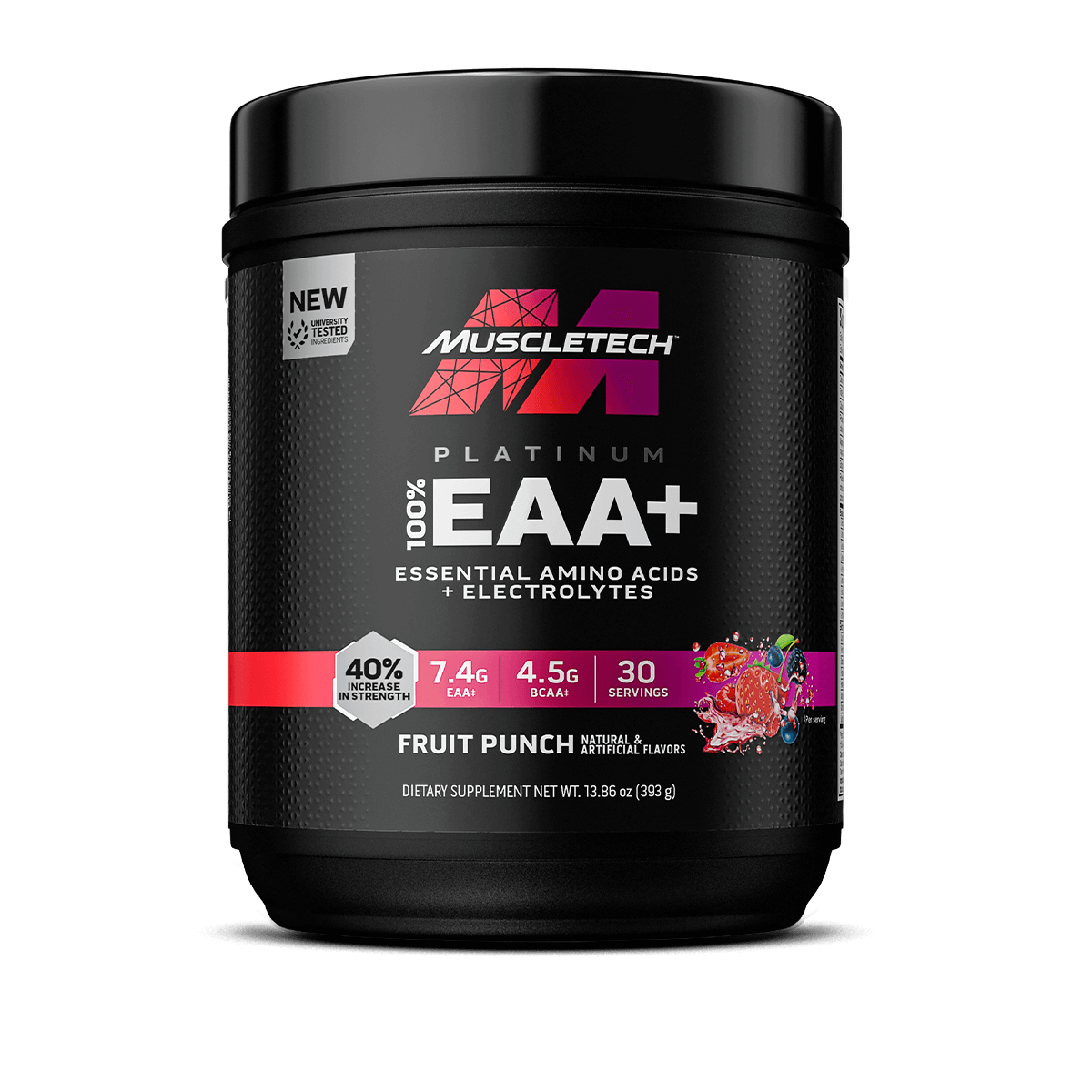 MuscleTech Platinum 100% EAA+ Essential Amino Acid + Electrolyte, 13.65 oz (387 g)