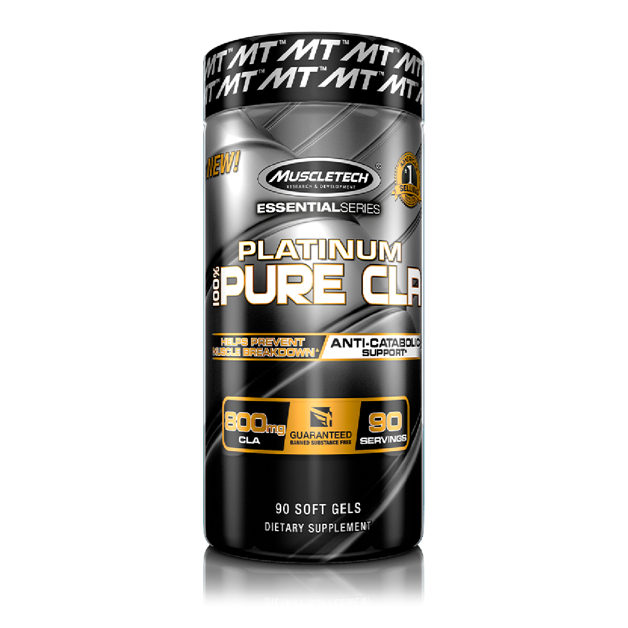Muscletech Platinum Pure CLA, 800 mg, 90 Softgels