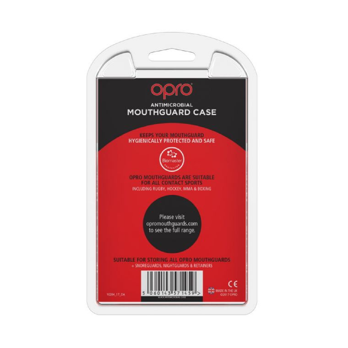 OPRO Antimicrobial Mouthguard Case Black