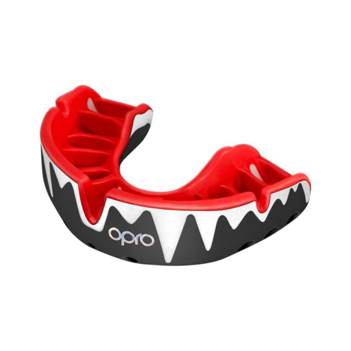 OPRO Platinum Black/white/red - Elite Level Self-Fit Mouthguard
