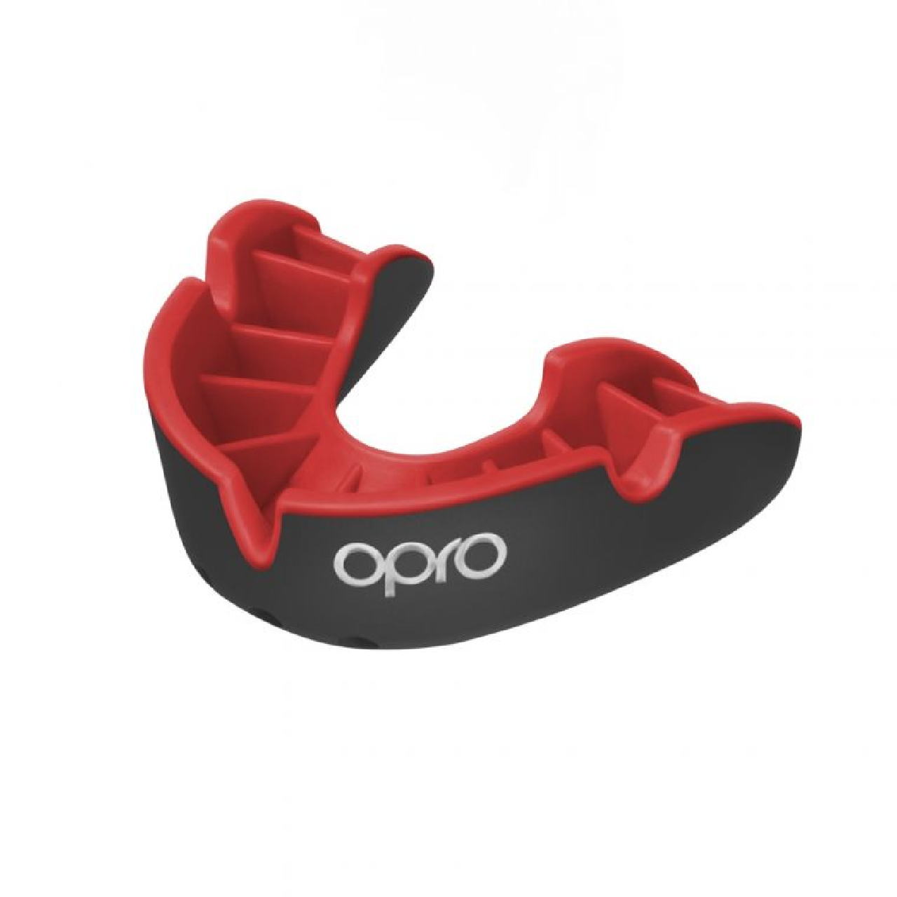 OPRO Silver Level Black - واقي الفم الملائم ذاتيًا من المستوى المطابق