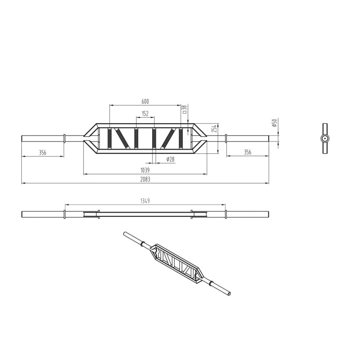 Primal Pro Series Swiss Olympic Bar