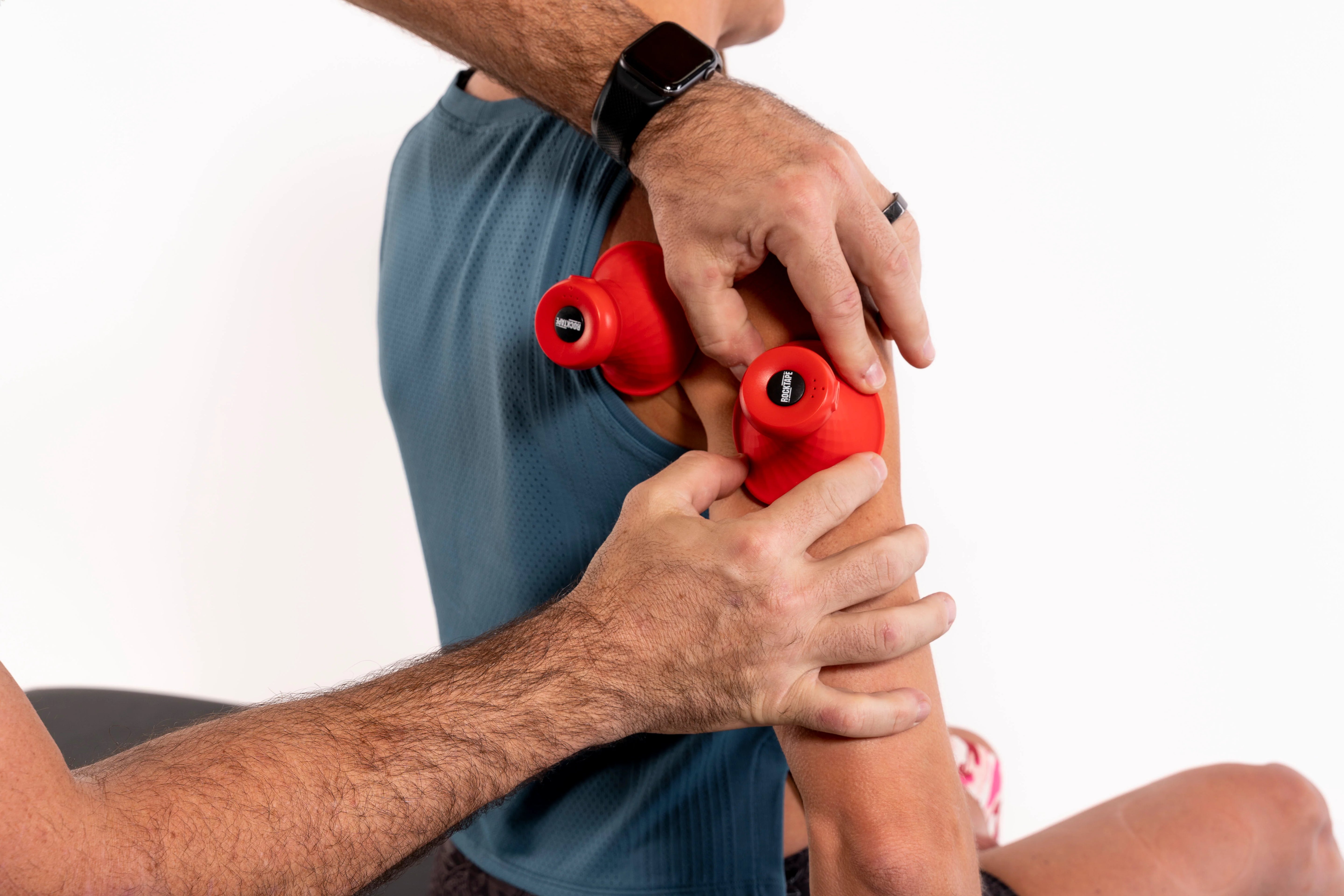 شريط علم الحركة Rocktape H2O فائق الالتصاق - أسود (5 سم × 5 متر)