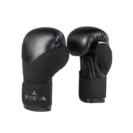 Reeva Boxing Gloves Leather, Black