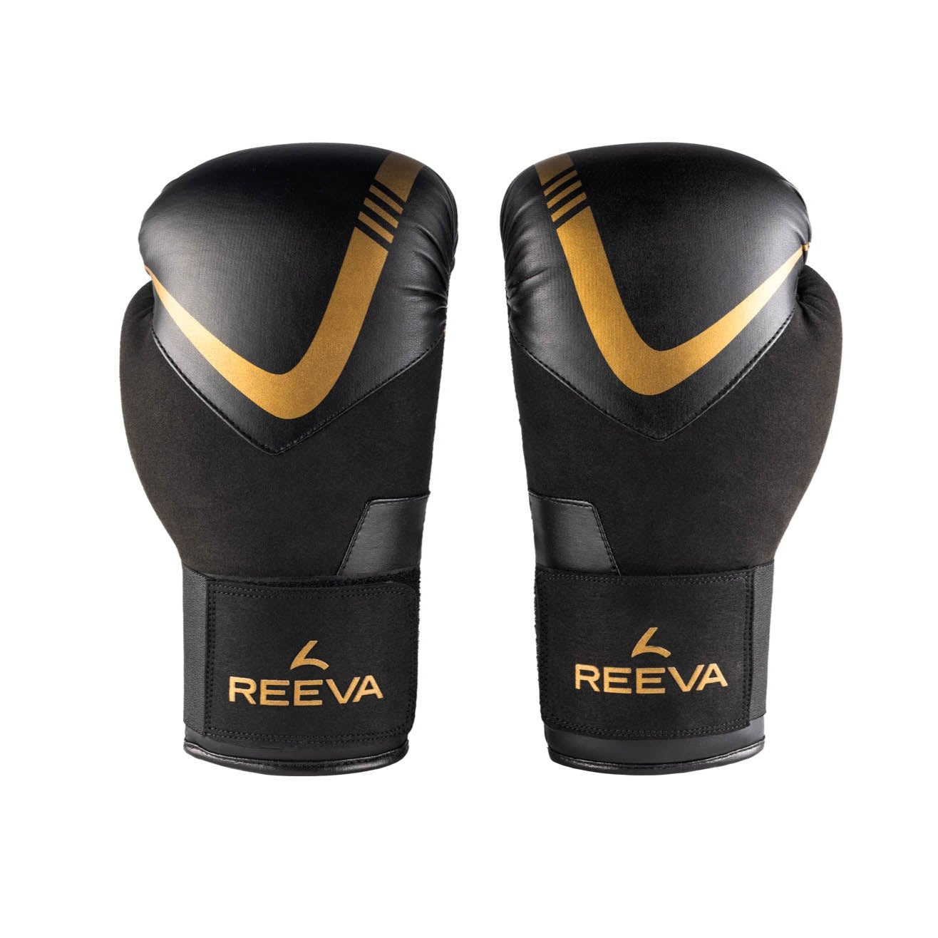 Reeva Boxing Gloves Leather, Gold