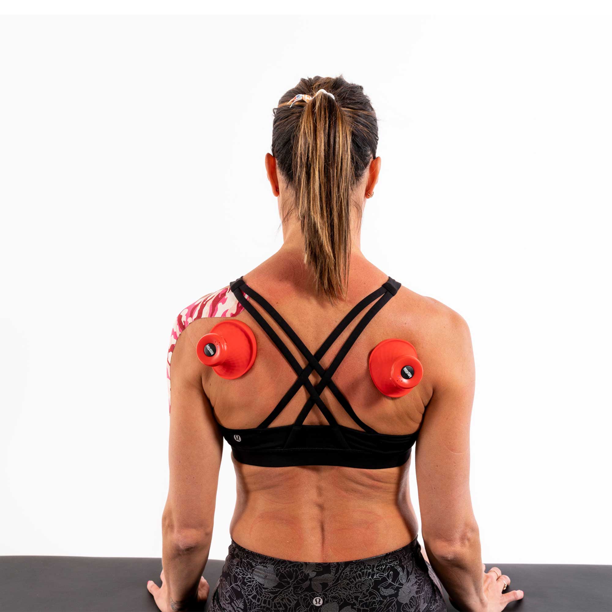 شريط علم الحركة Rocktape H2O فائق الالتصاق - أسود (5 سم × 5 متر)