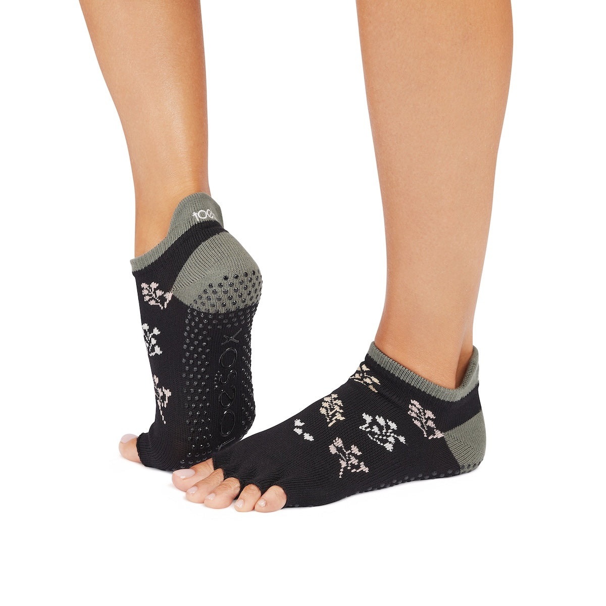 ToeSox Half Toe Low Rise Grip Socks