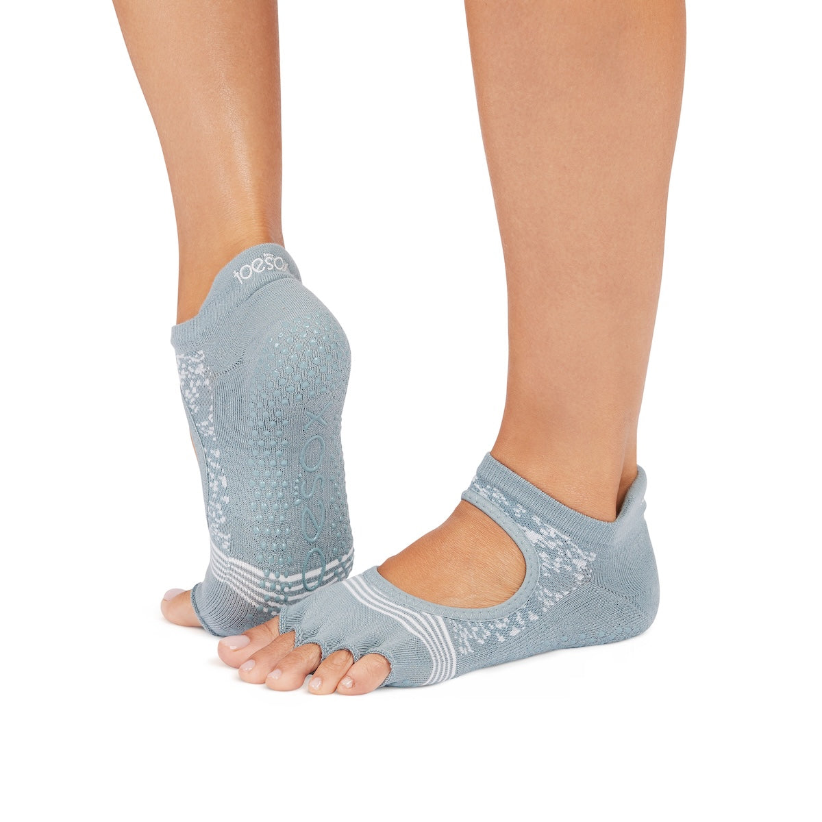 ToeSox Half Toe Bellarina Tec Grip Socks