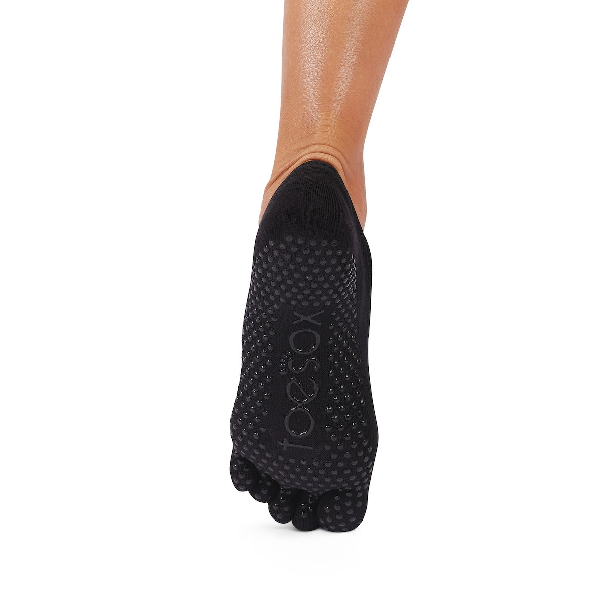 ToeSox Full Toe Ultra Fine Knit Ivy Grip Socks
