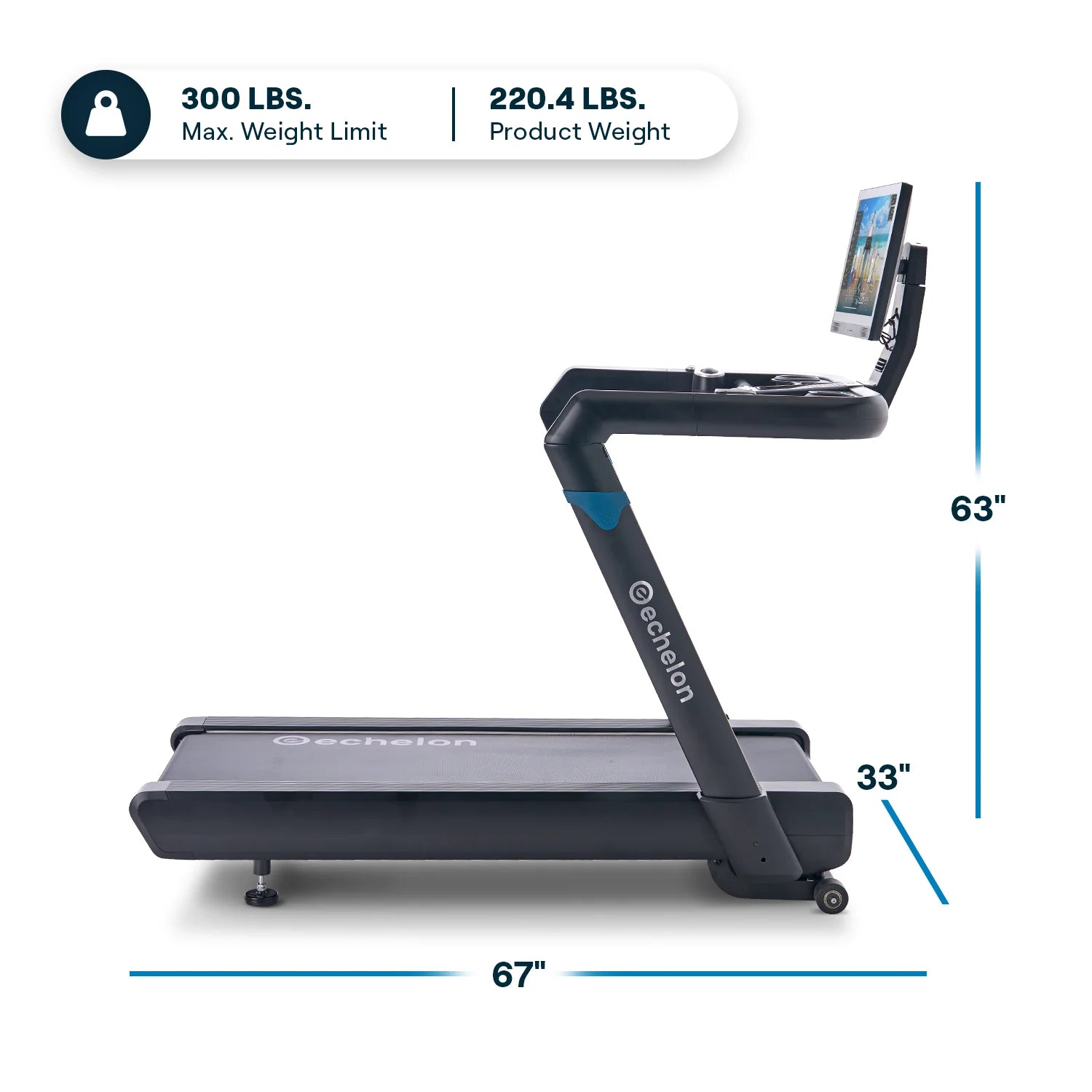 Echelon Stride-8s Smart Treadmill