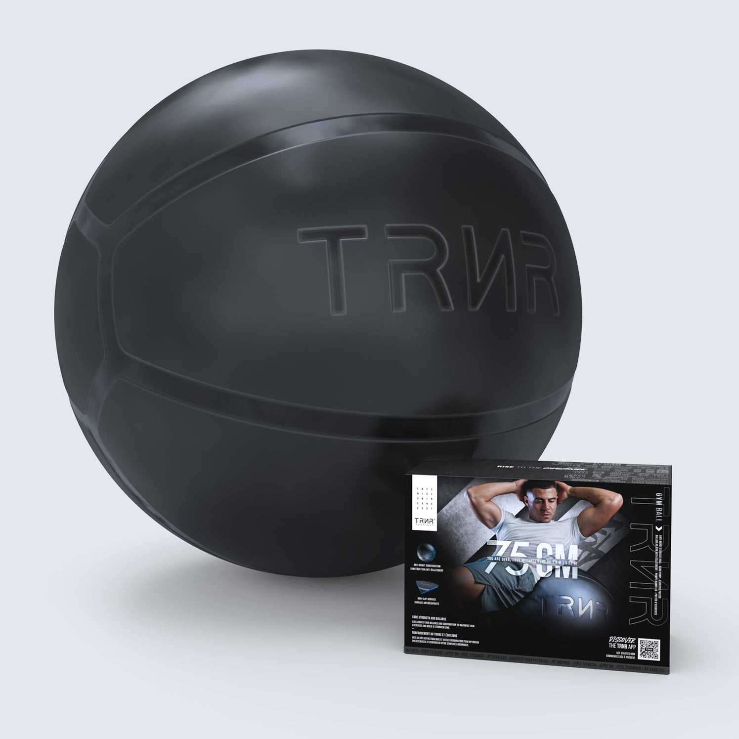 TRNR Gym Ball, Anti-burst Exercise Ball