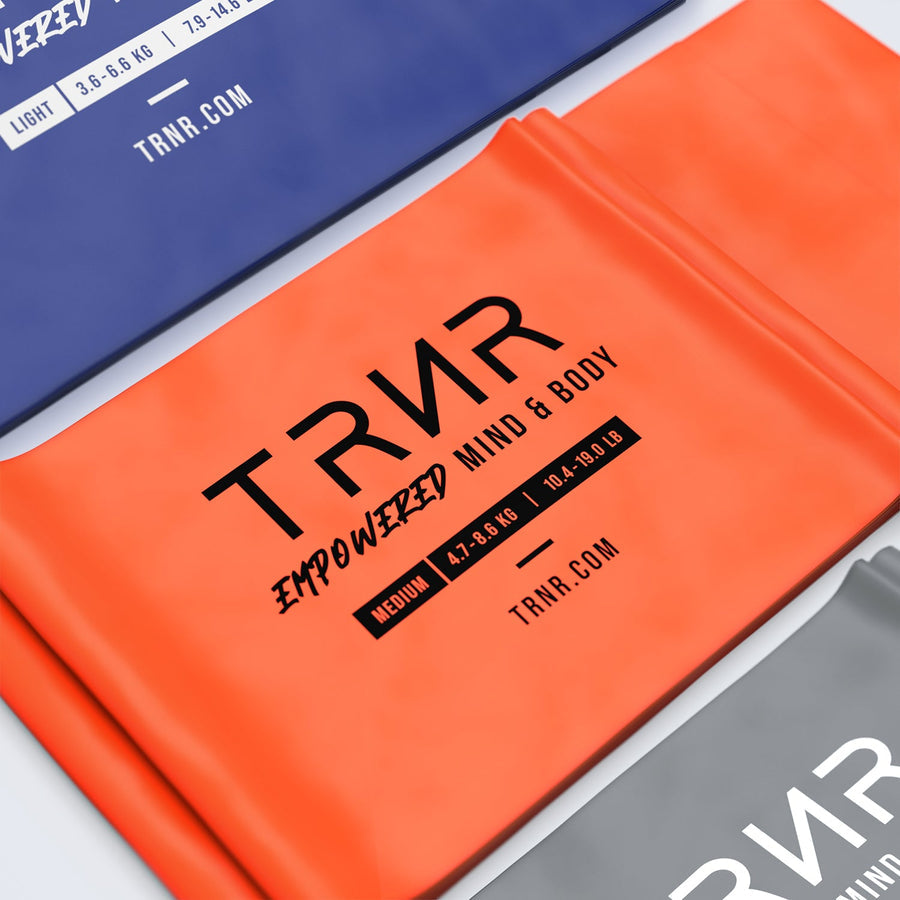 TRNR Physio Bands 3-pack, Flat Resistance Bands