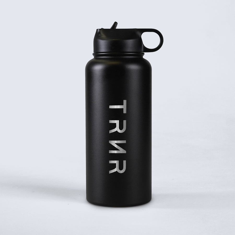 TRNR Sports Bottle 946 Ml, Stainless Steel Reusable Bottle With Flip Spout