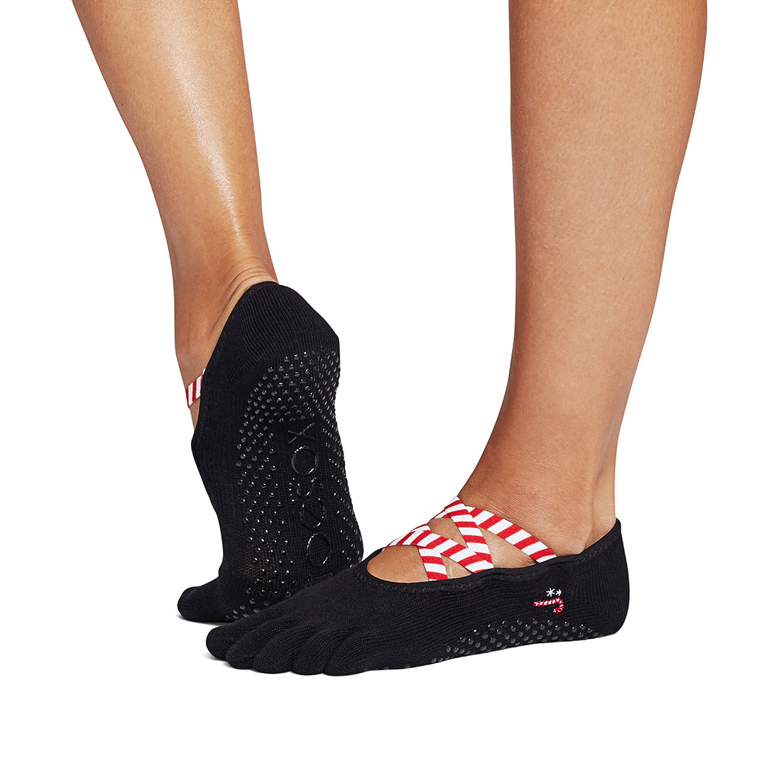 Full Toe Elle Grip Socks | Socks > Grip | ToeSox â€“ ToeSox | Tavi | Vooray