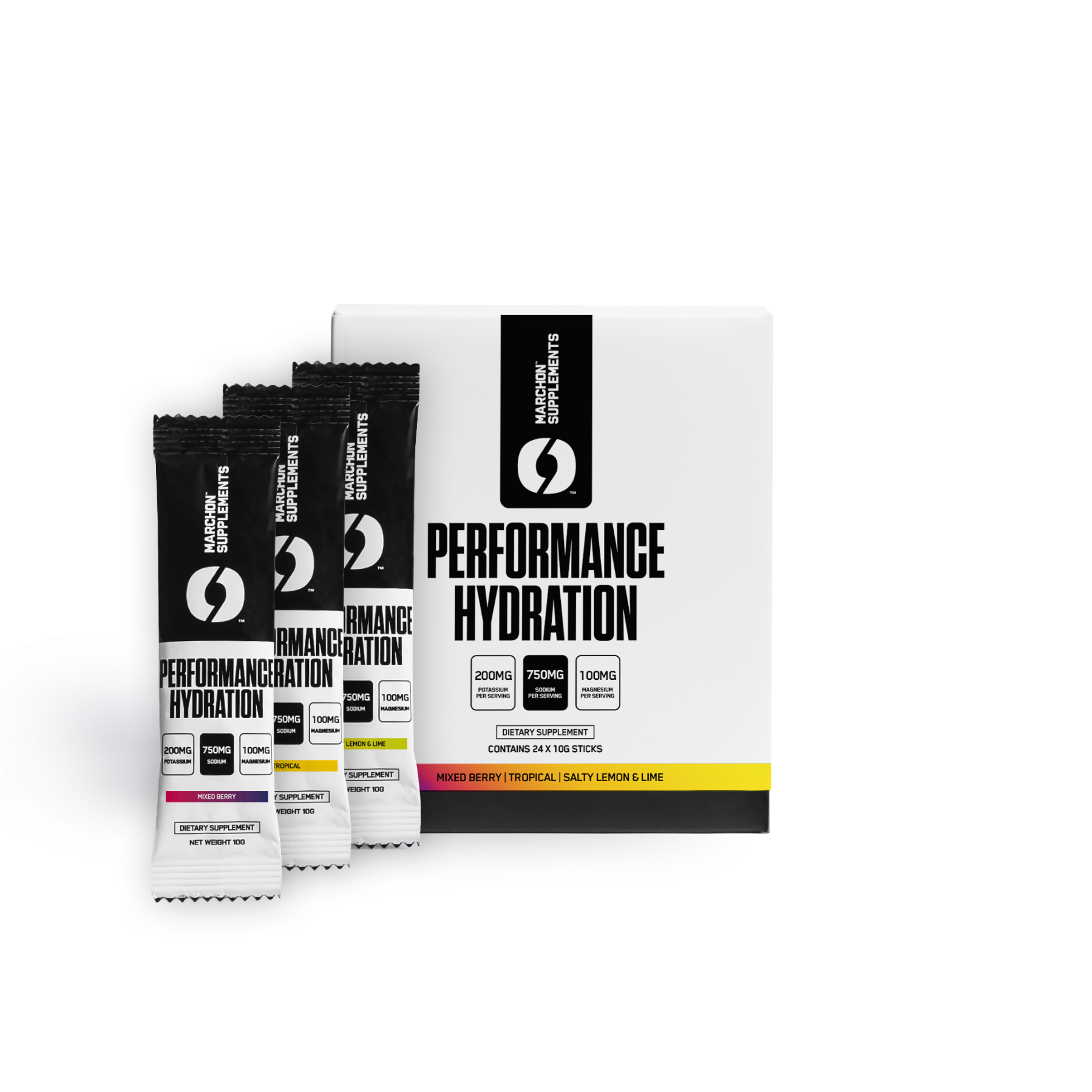 MARCHON Performance Hydration Electrolyte Sachets