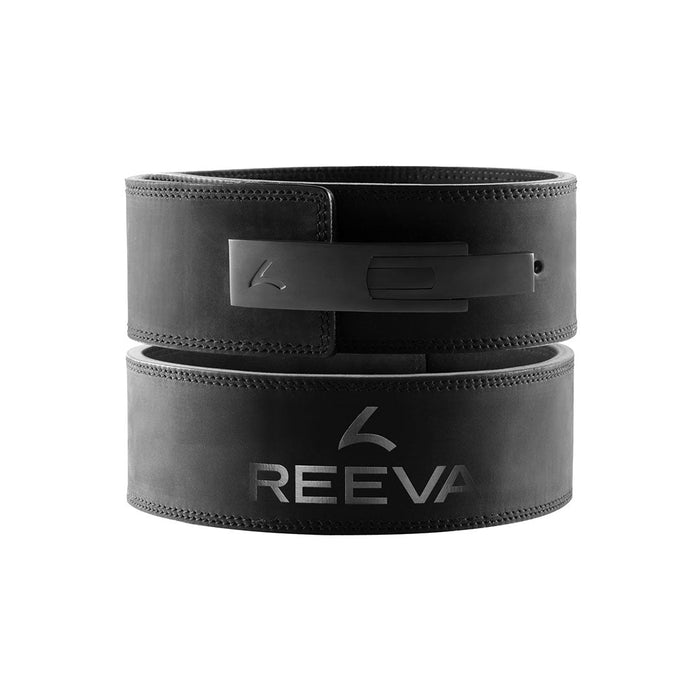 Reeva Buffalo Leather Lifting Belt with Stainless Steel Buckle (10MM)