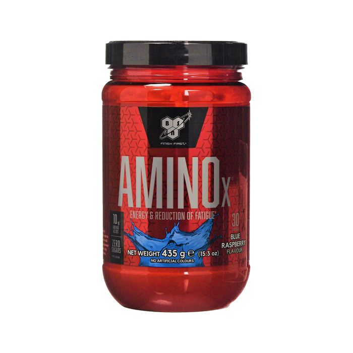 BSN Amino-X 30 Servings – Blue Raspberry | BCAA & Amino Acid Powder