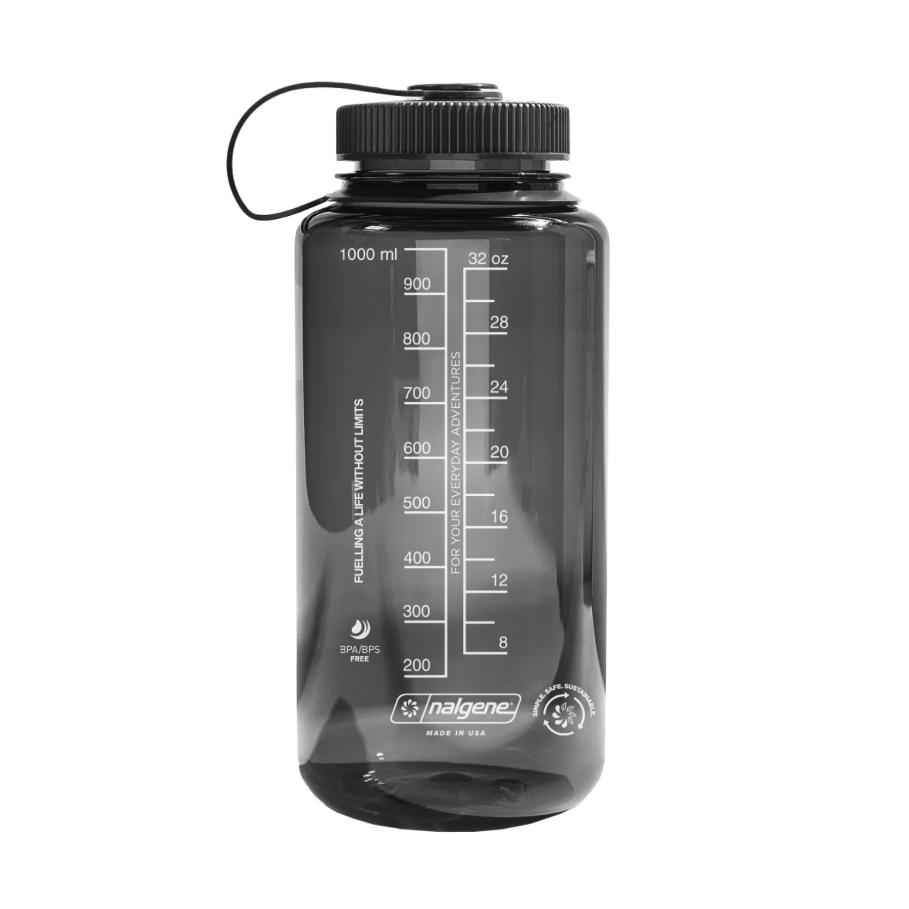 large electrolyte powder water bottle