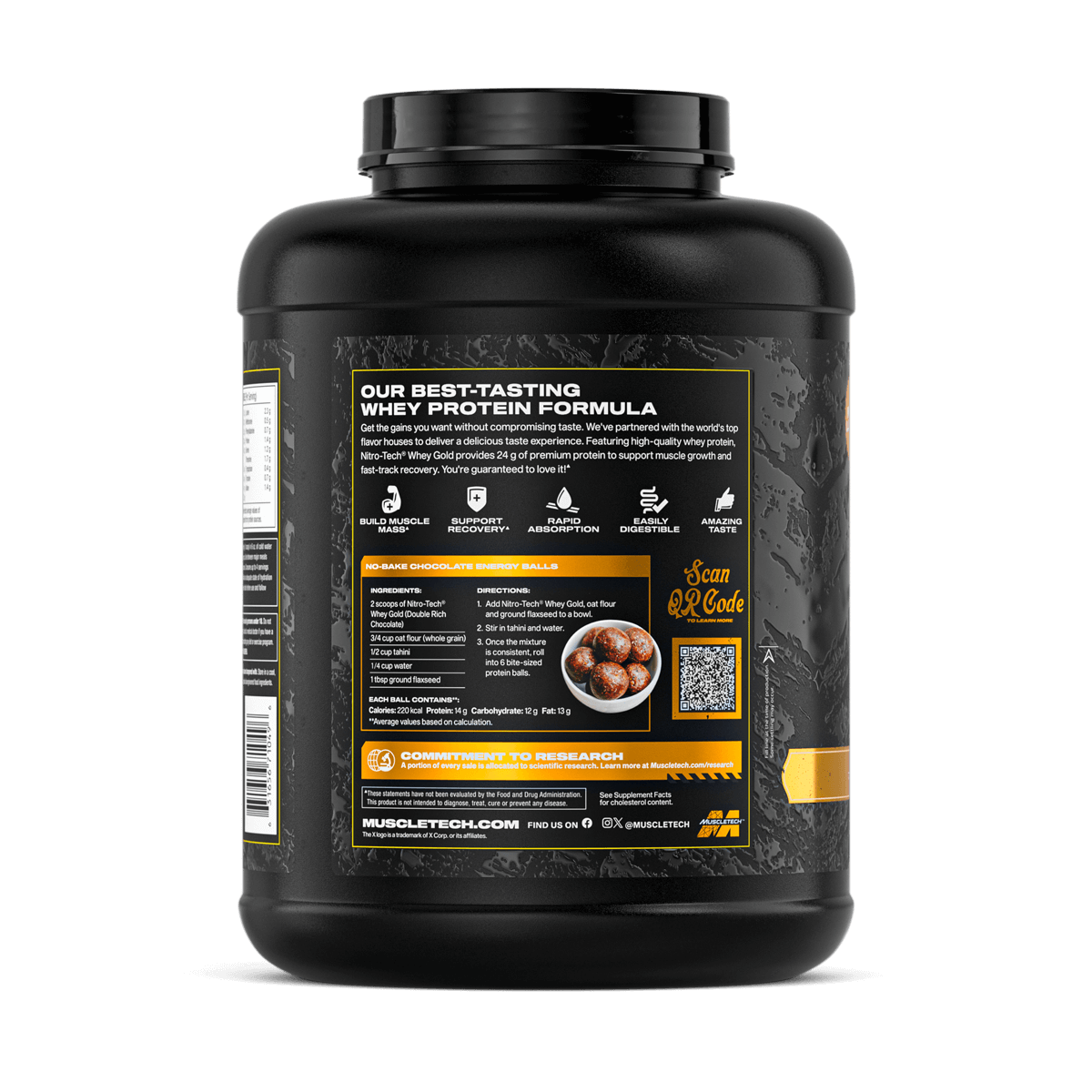 MuscleTech Nitro Tech 100% Whey Gold 5 lbs