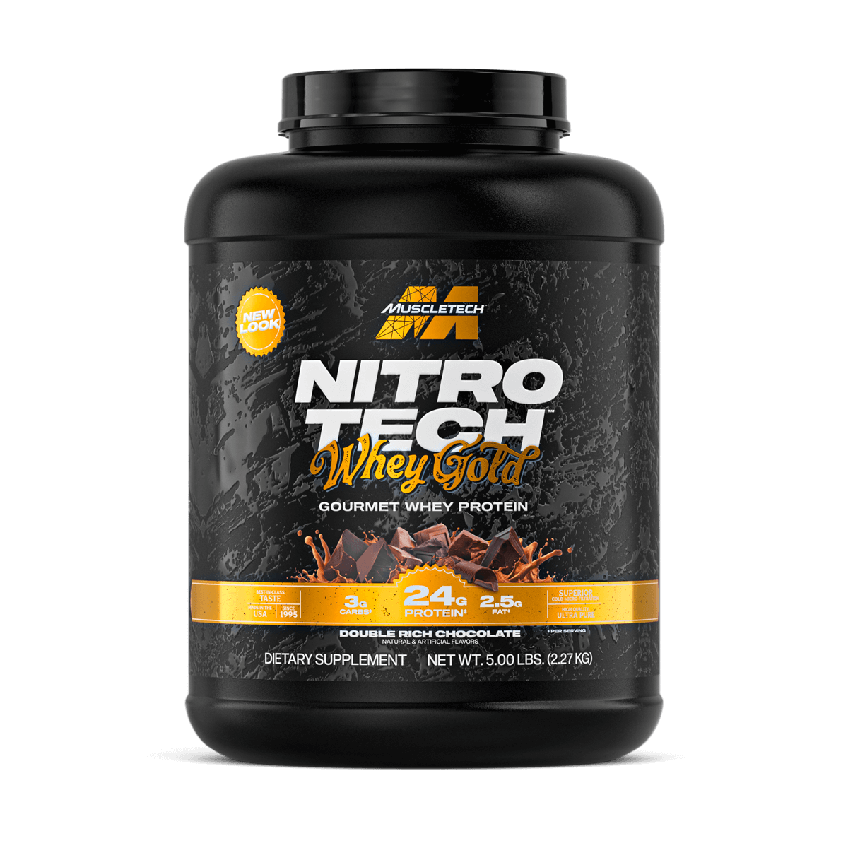 MuscleTech Nitro Tech 100% Whey Gold 5 lbs