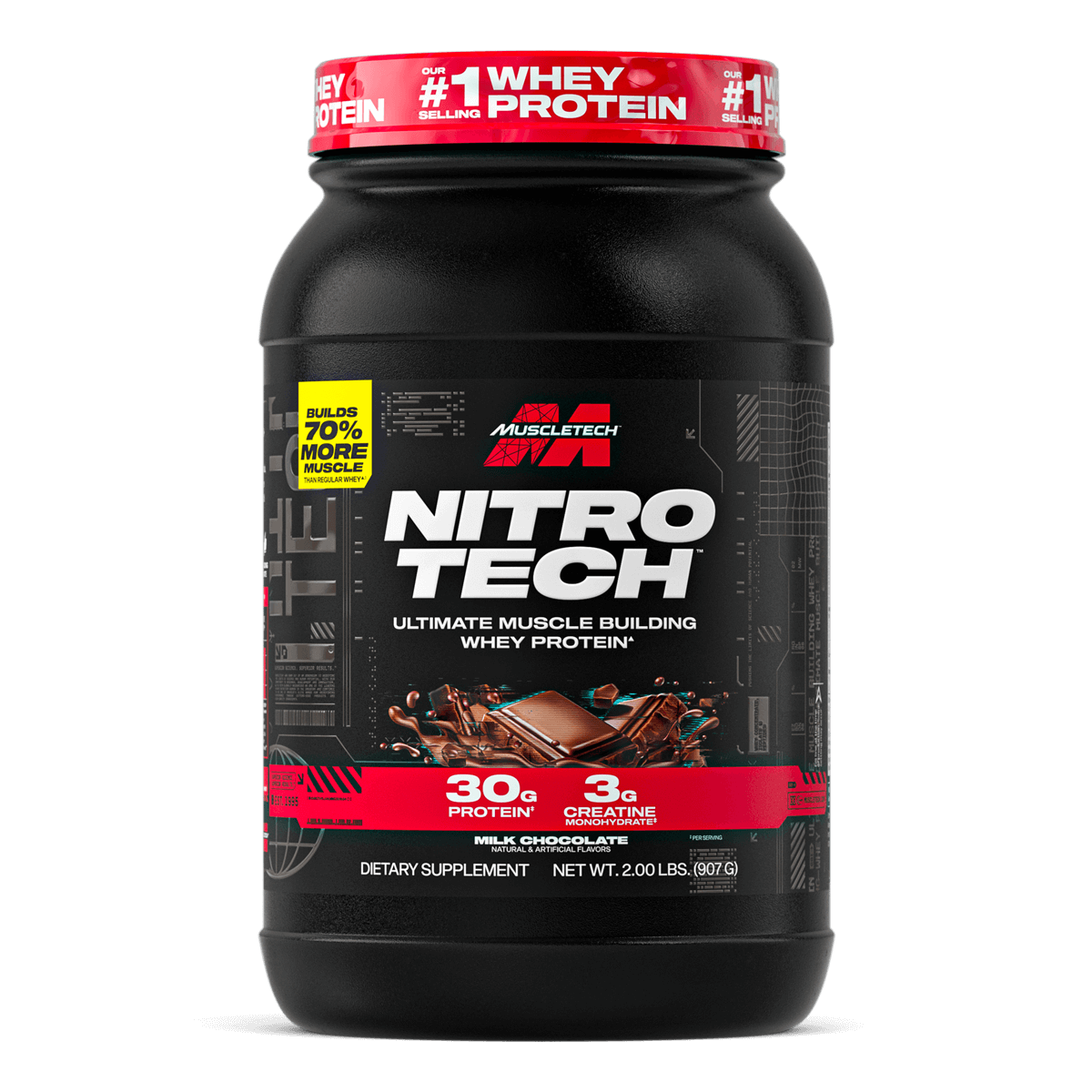 Muscletech Nitro Tech Whey Protein, 2 LB