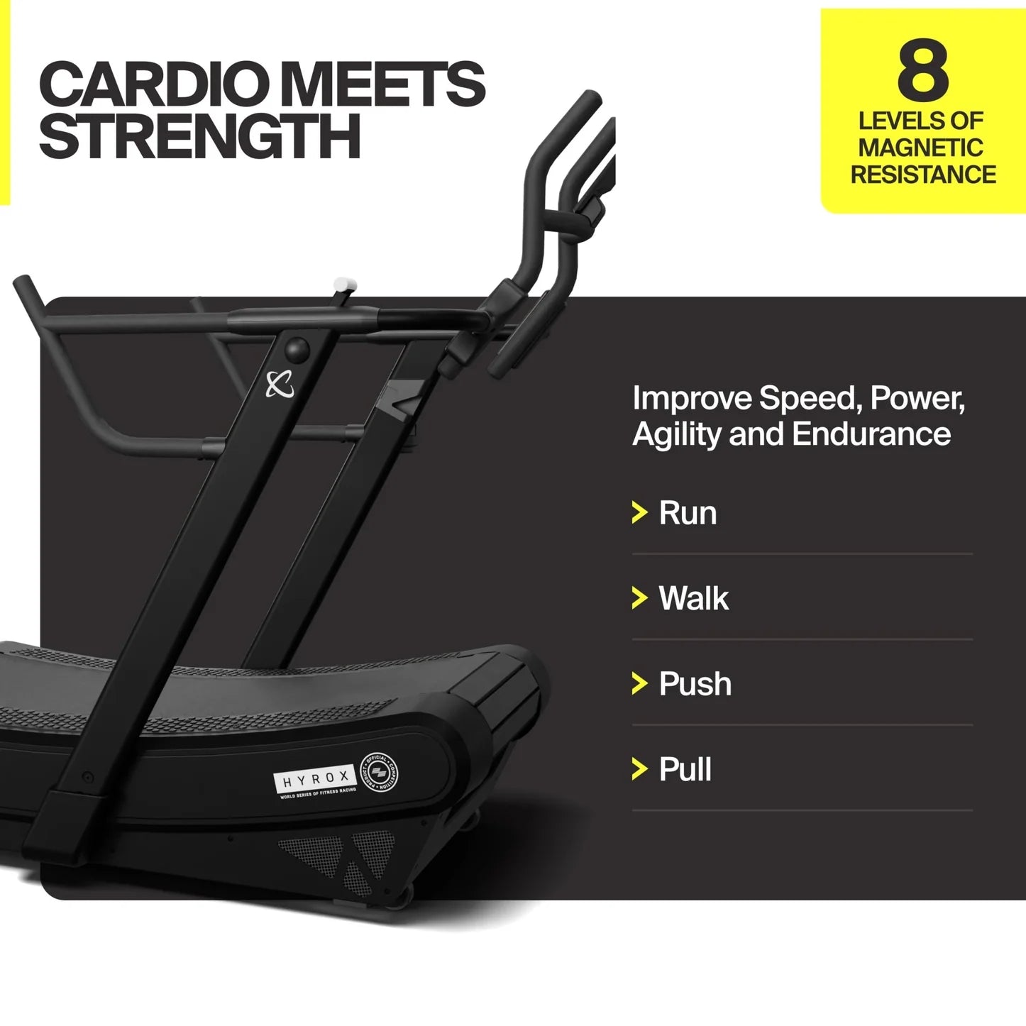 CENTR x HYROX Perform Treadmill resistance training