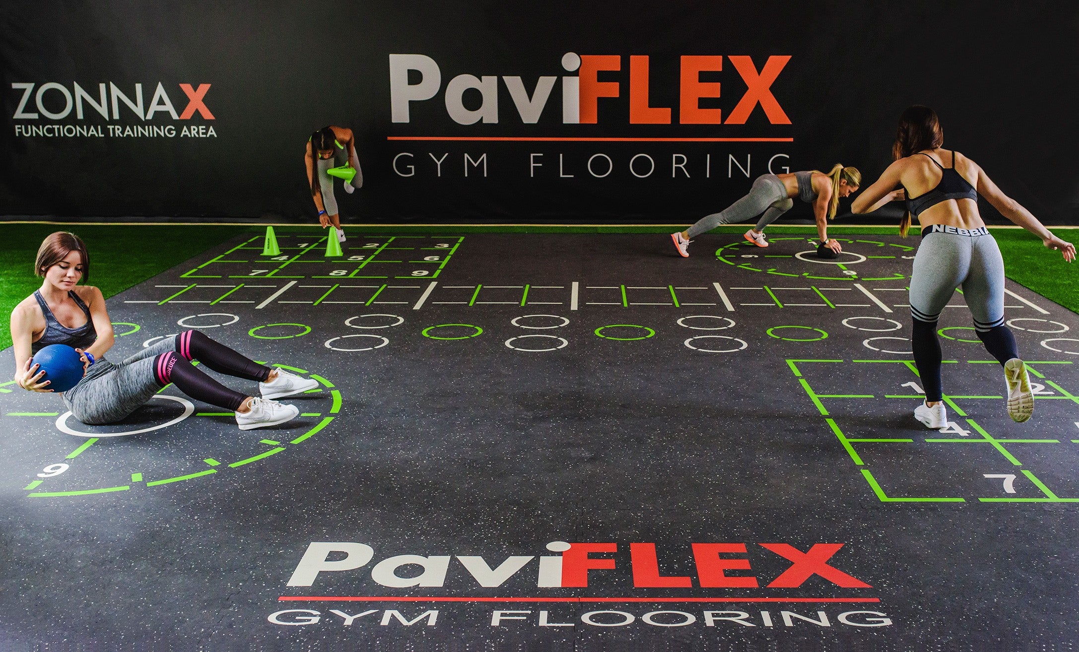أرضيات اللياقة البدنية للمنزل أو صالة الألعاب الرياضية من PaviFlex