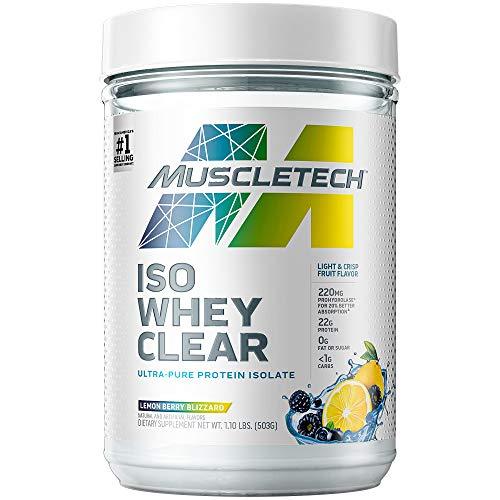 Muscletech, ISO Whey Clear, Ultra-Pure Protein Isolate, 1.10 lbs