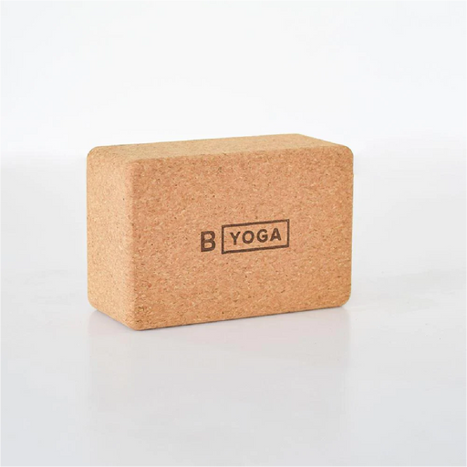 B Yoga The Cork Yoga Block 4"