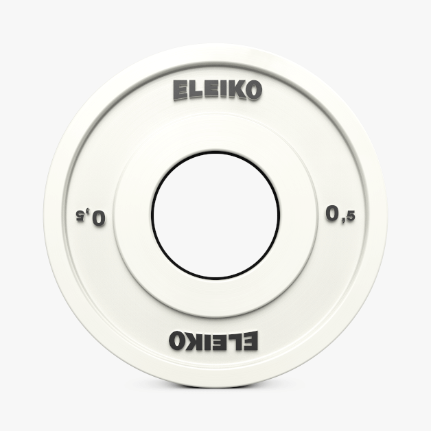 Eleiko IWF Weightlifting Rubber Competition Training Discs - 0.5kg - 5kg