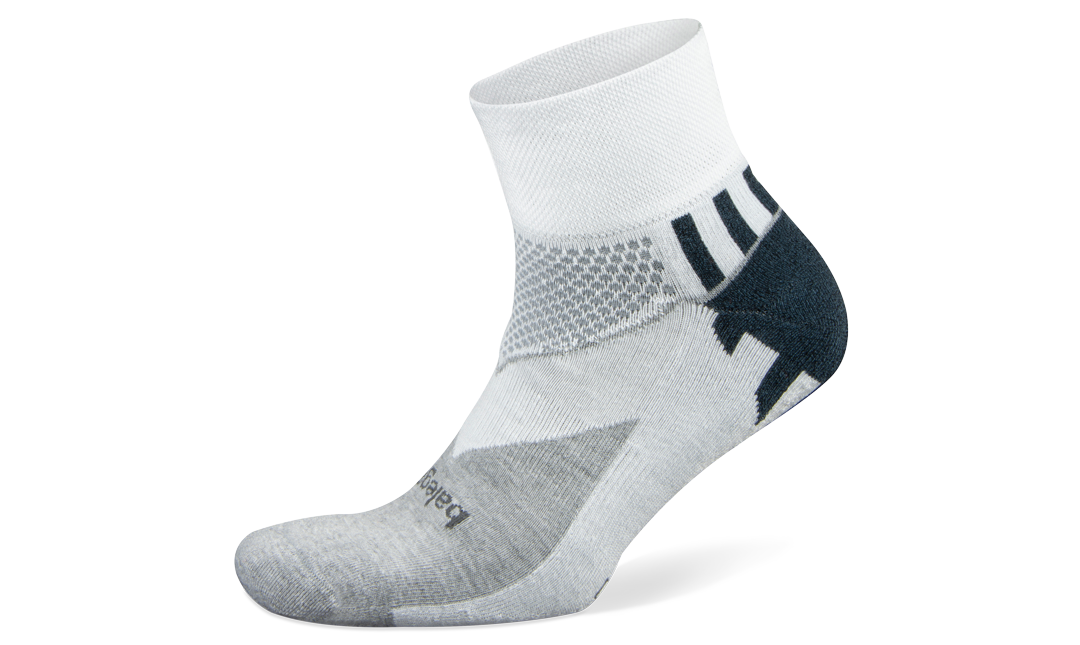 Balega Enduro Quarter White Socks