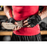 Harbinger Padded Leather Belt Black