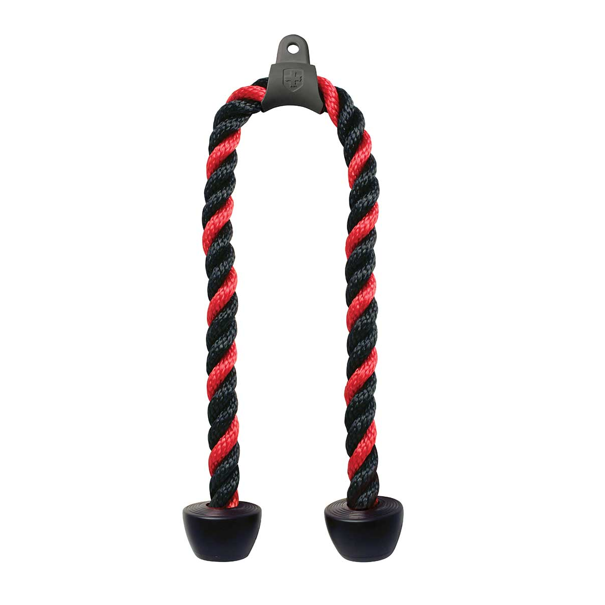 Harbinger Tricep Rope, Black/Red