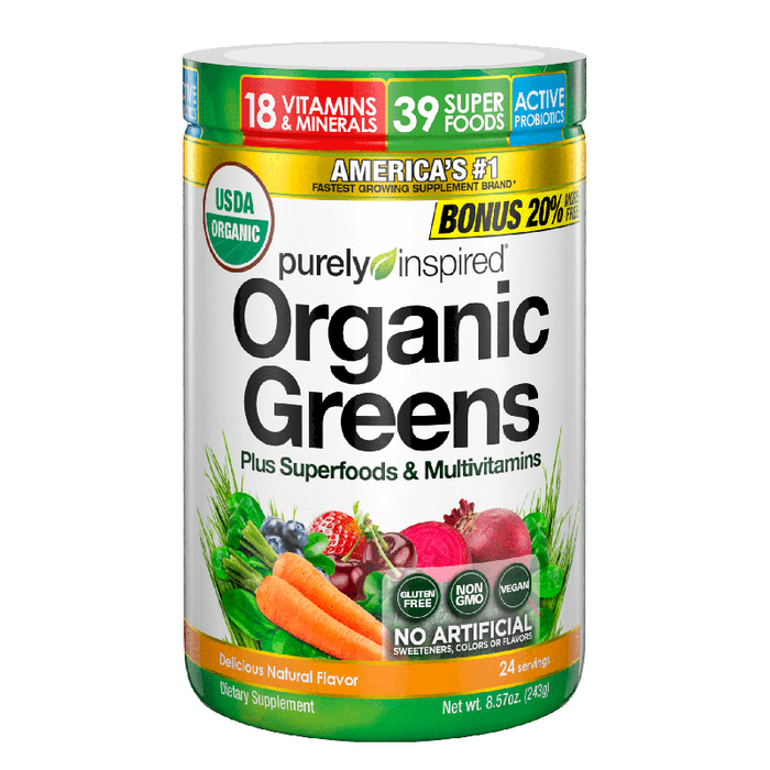 Purely Inspired Organic Greens 24srv Unflavored