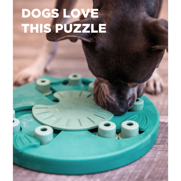Nina Ottosson by Outward Hound Dog Worker Green Interactive Treat Puzzle Dog Toy