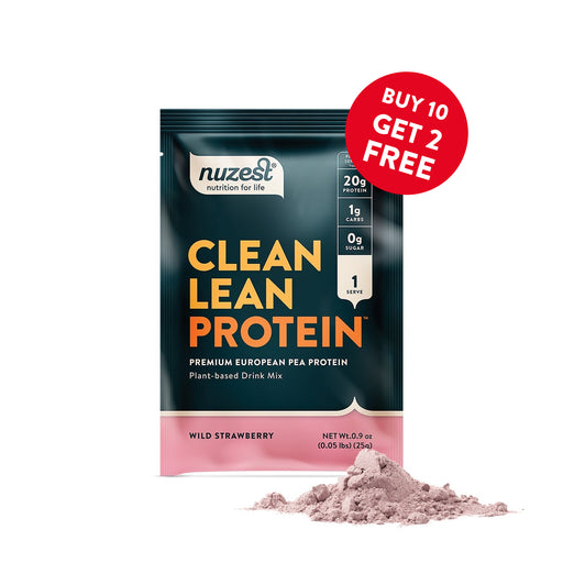 Buy 10 Get 2 free Nuzest Clean Lean Protein Sachets