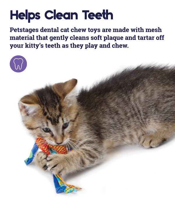 Petstages Catnip Dental Health Cat Chew Toy - 2 Pack
