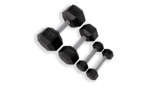 TRX Hex Rubber Dumbbell (sold individually)