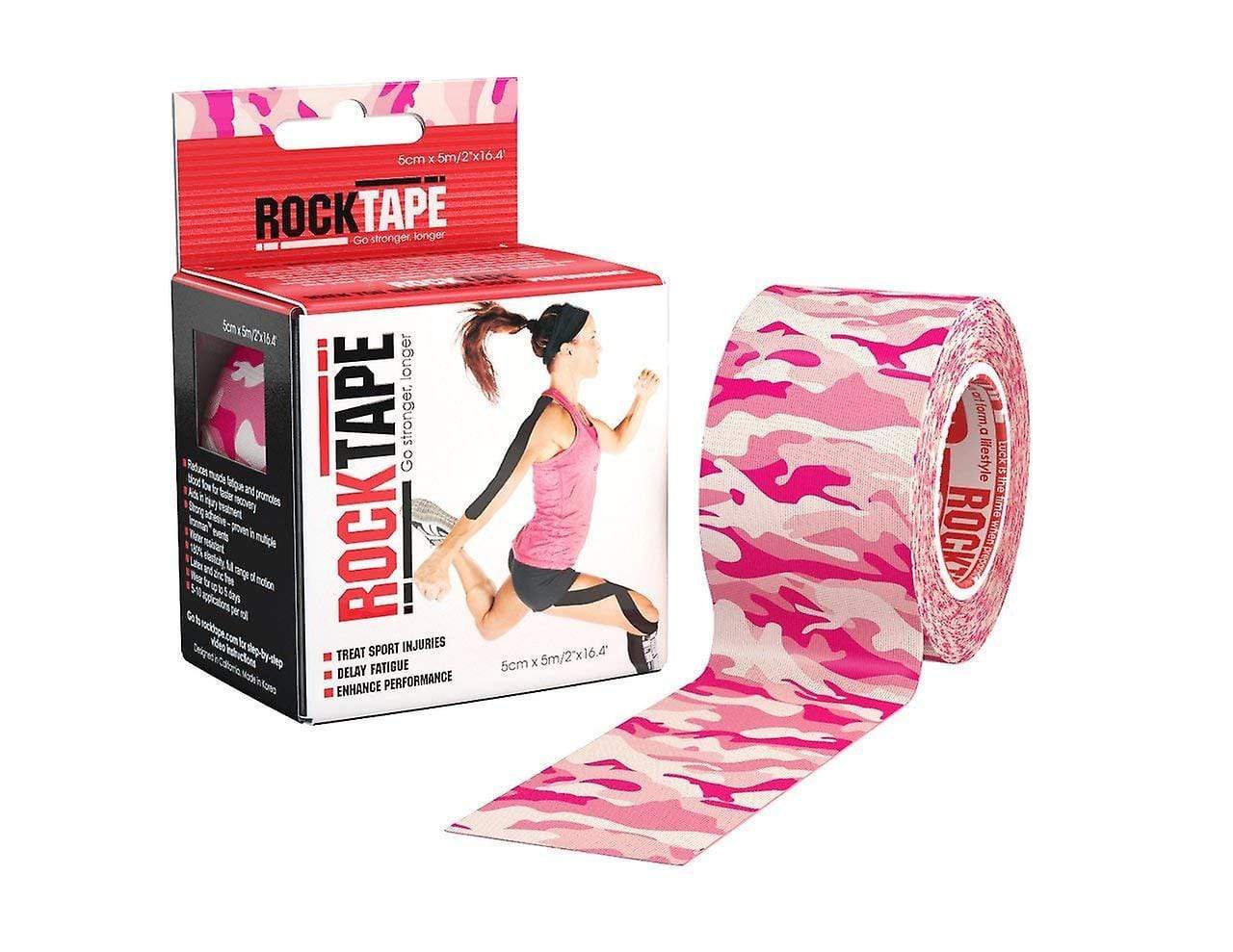 Rocktape RockTape قياسي عادي مموه وردي