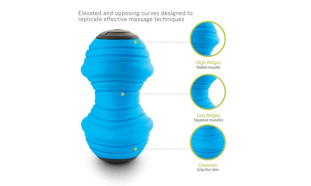 Recovery TriggerPoint CHARGE VIBE Three-Speed Ridged Vibrating Portable Foam Roller