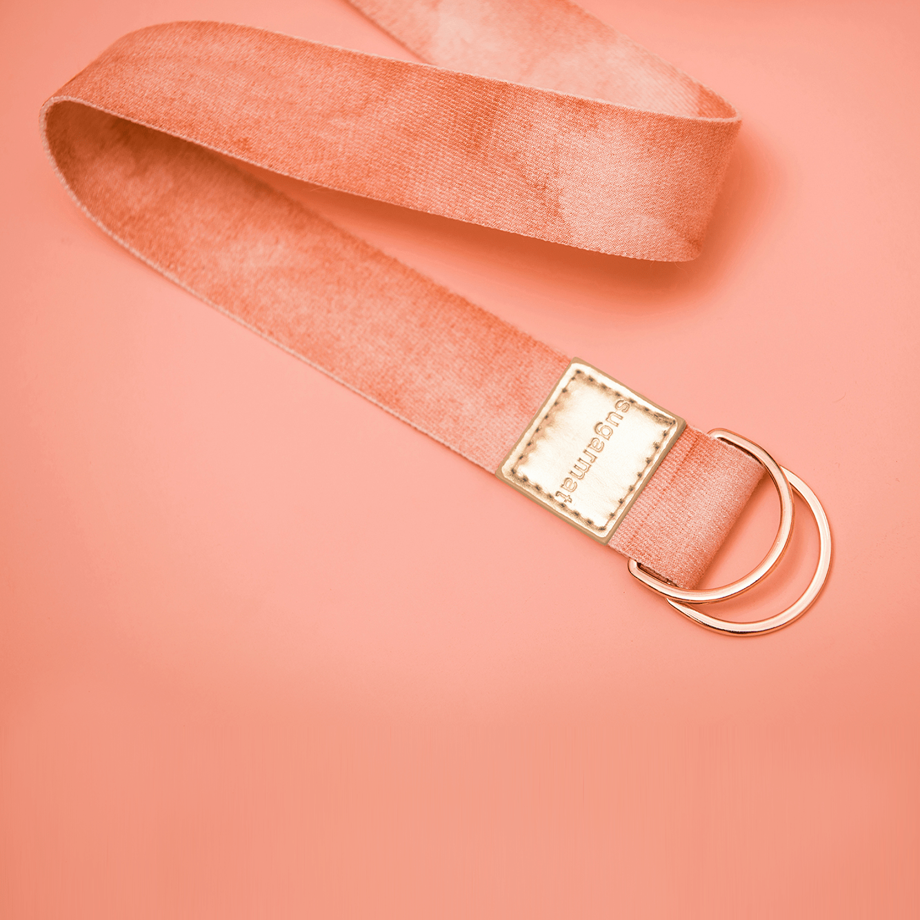 حزام تمديد اليوغا Sugarmat الوردي