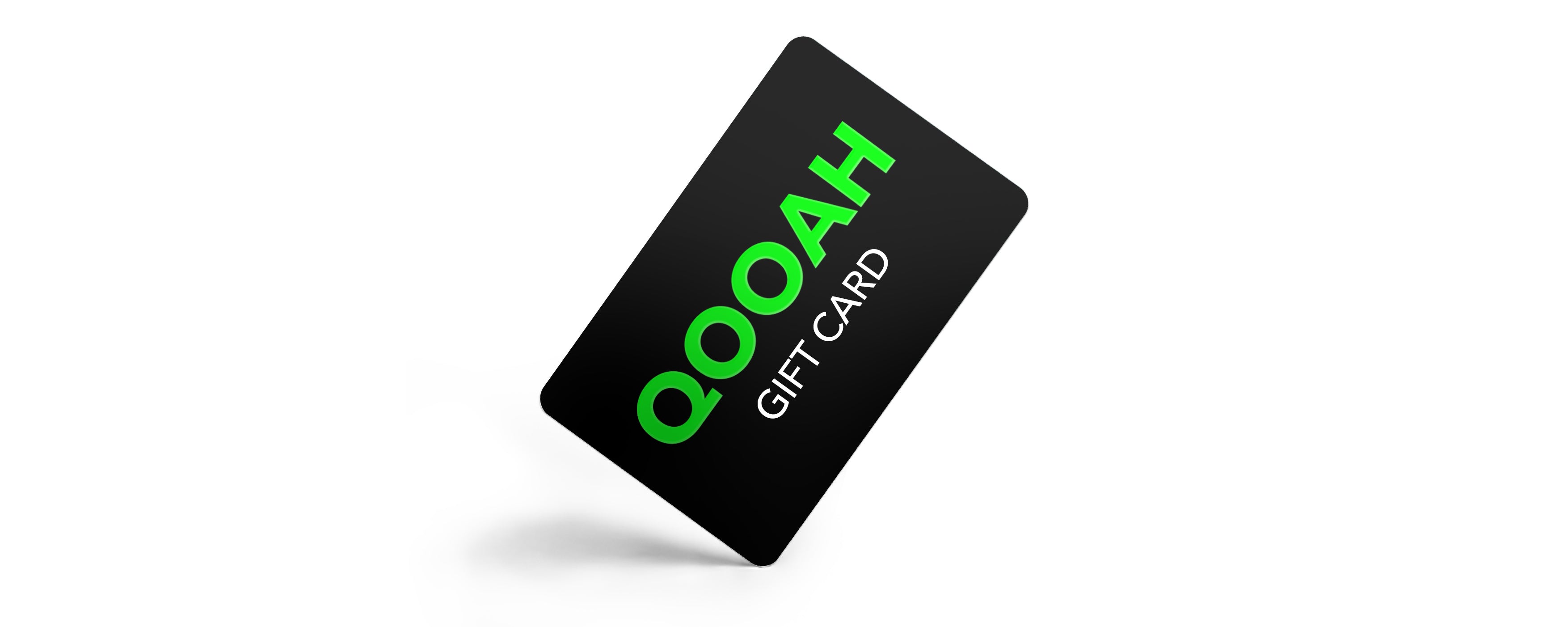 بطاقات هدايا QOOAH (البطاقة الإلكترونية)