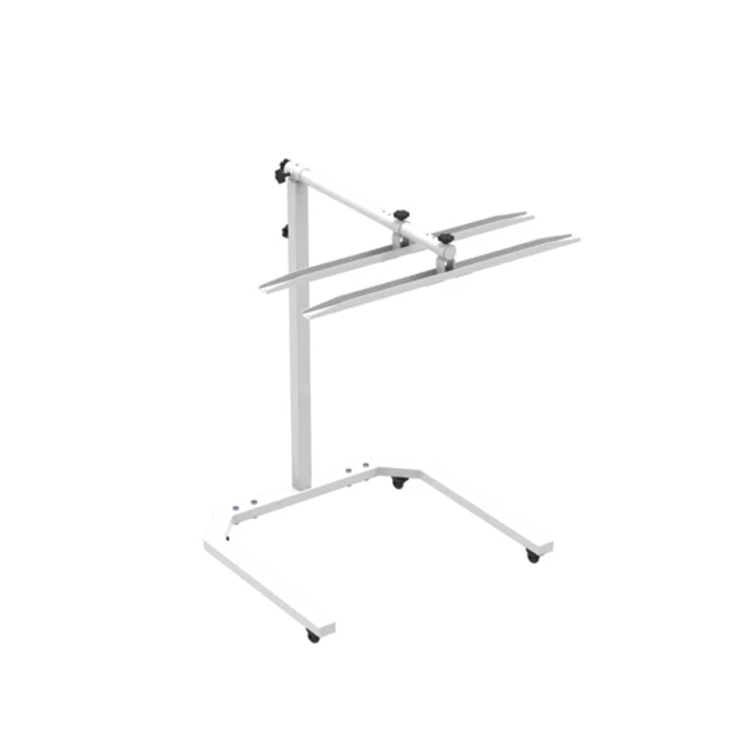 Horizontal Rack for Massage Tables and Physical Therapy Beds
